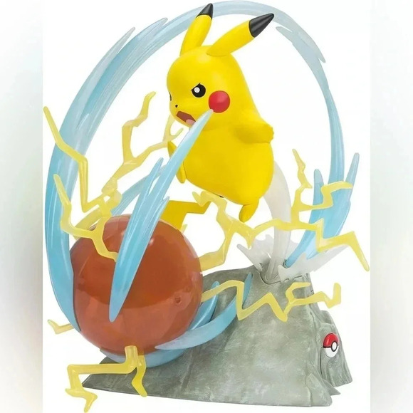 Pokémon 1/10 Scale Pikachu  Light FX Collector’s 13” Statue - BNIB - Very Epic - Picture 2 of 13